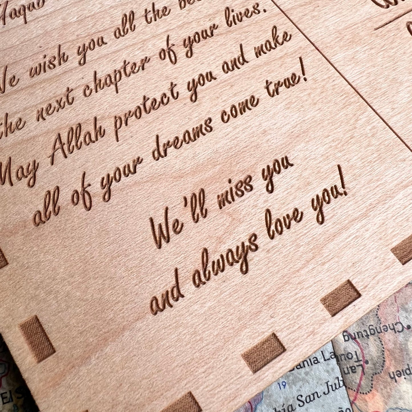 'Under The Same Sky' Personalised Postcard