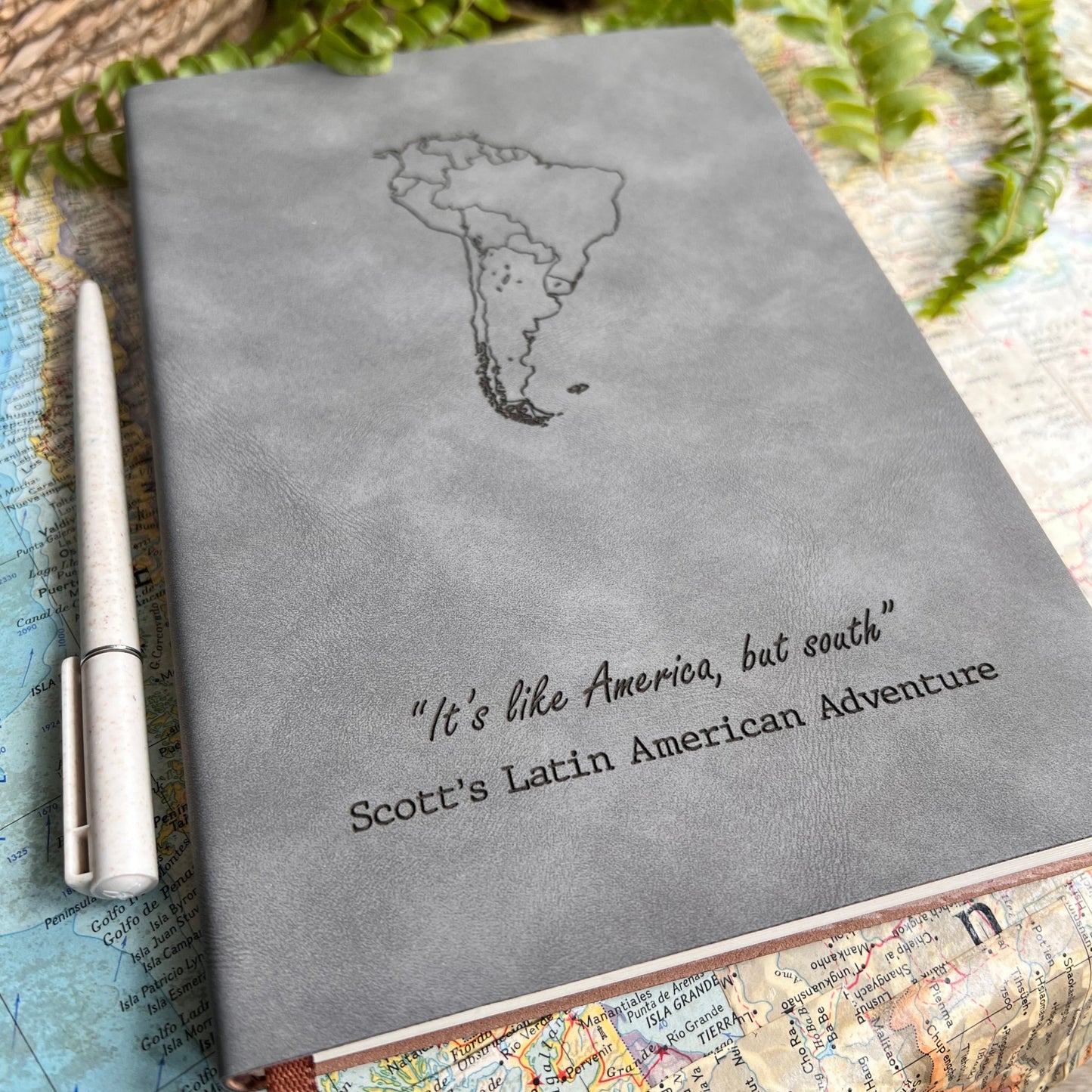 Personalised South America Travel Journal