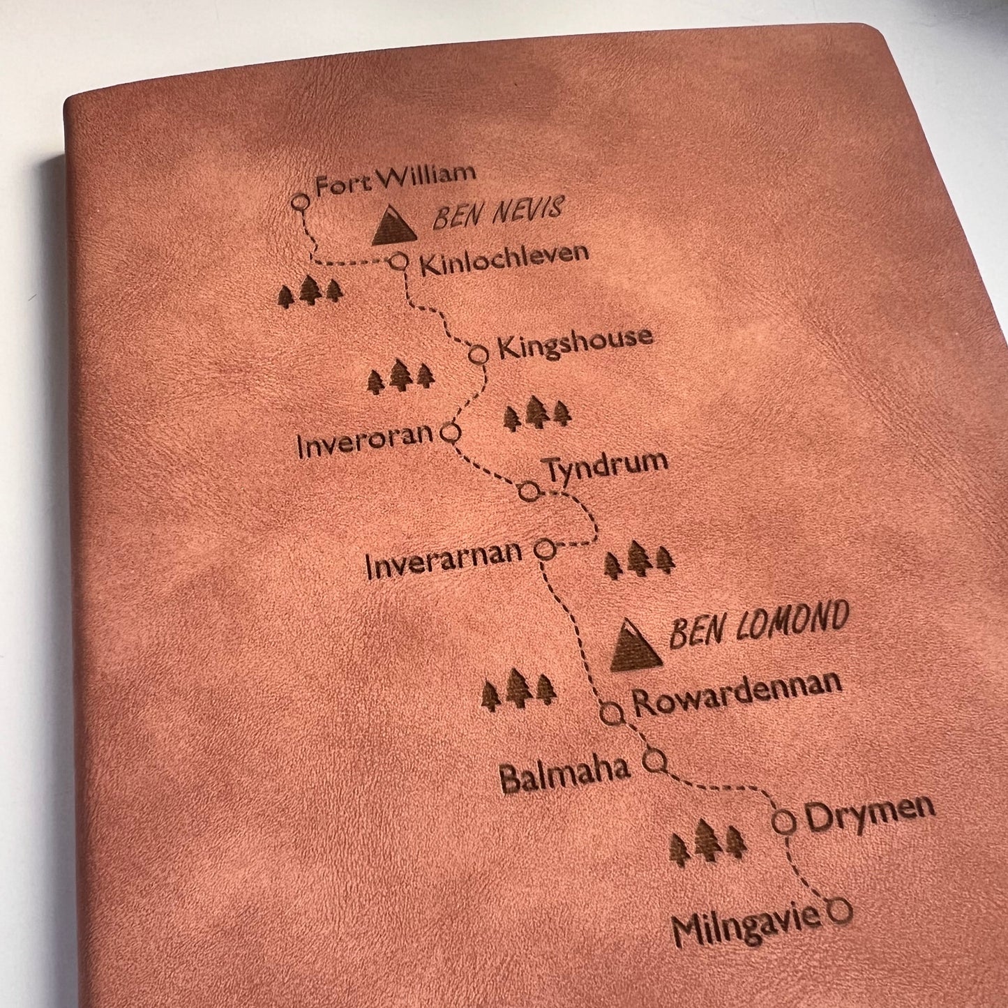 Personalised 'West Highland Way' Journal