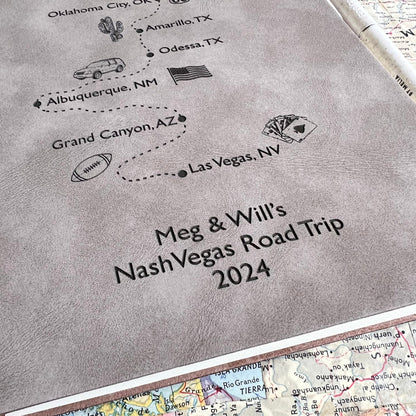 Personalised USA Road Trip Journal