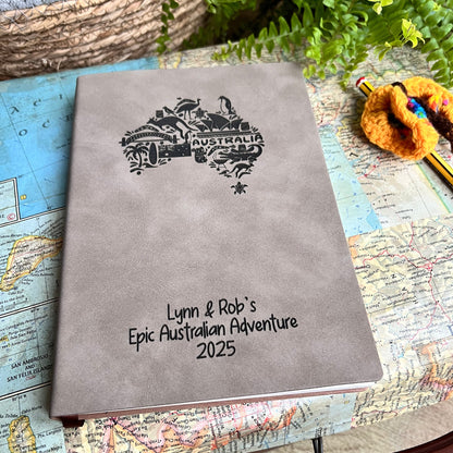 Personalised Australia Travel Journal