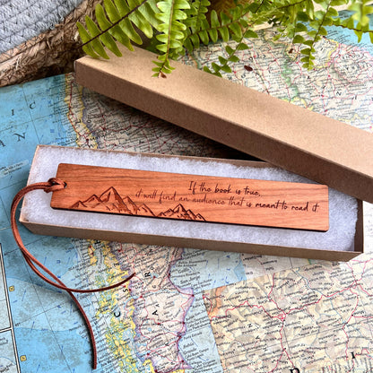 Personalised Mountain Bookmark