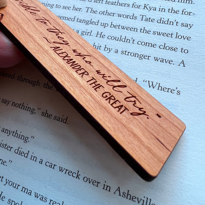 Personalised Mountain Bookmark