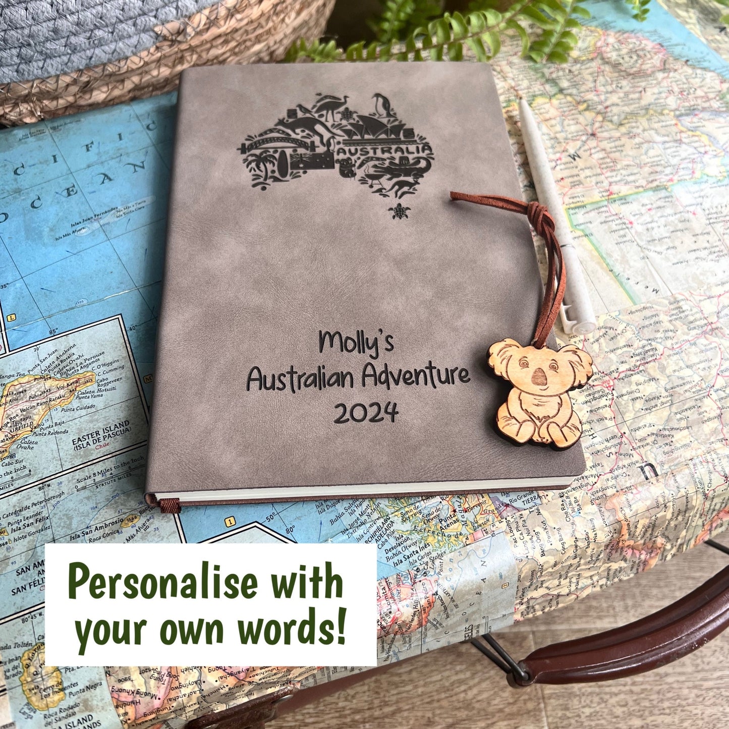 Personalised Australia Travel Journal