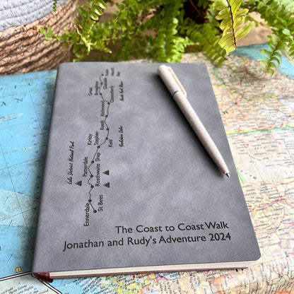 Personalised 'Wainwright's Coast to Coast Walk' Journal