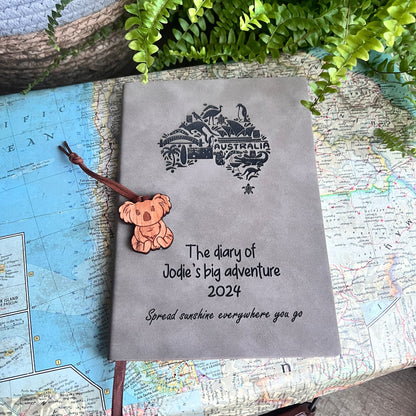 Personalised Australia Travel Journal