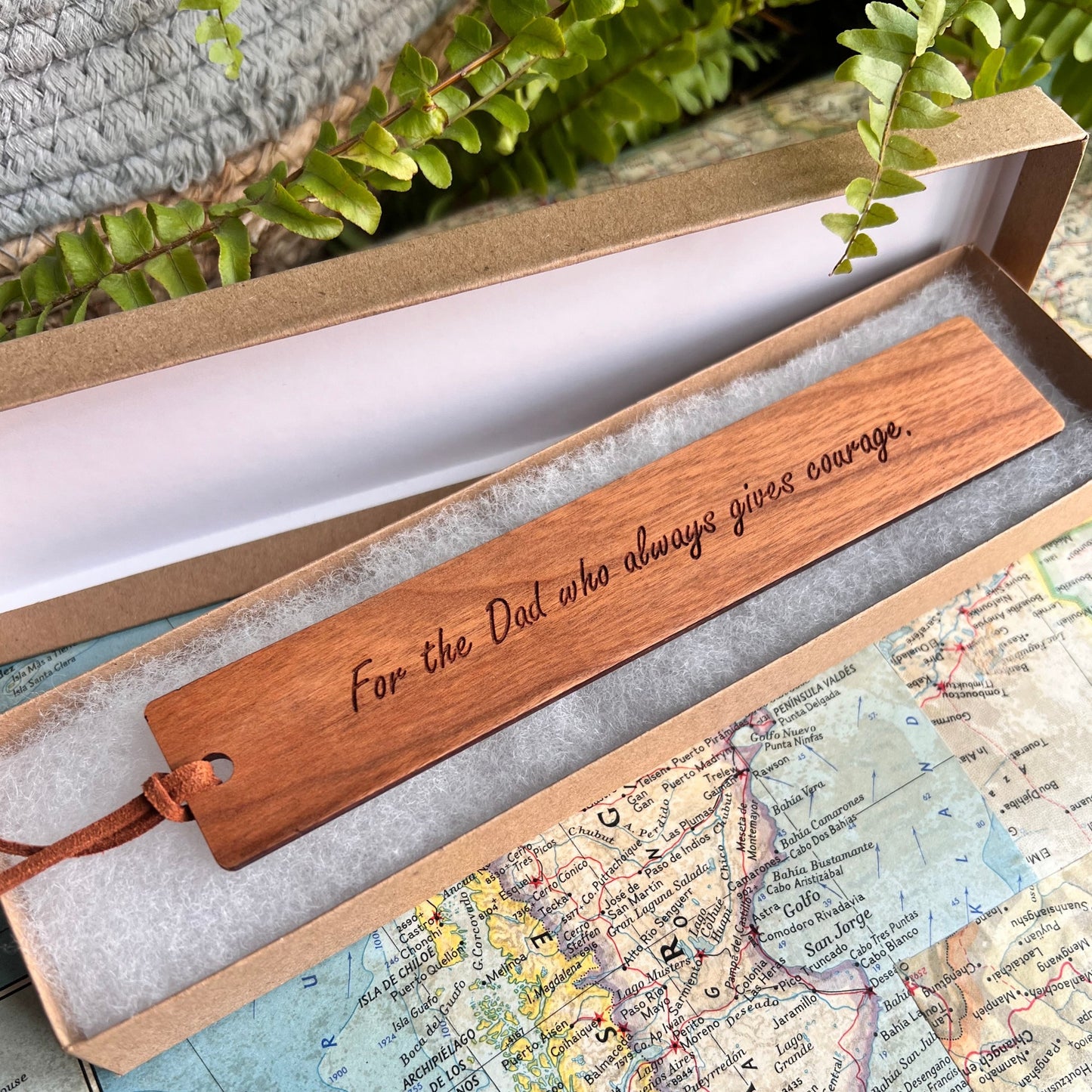 Personalised Mountain Bookmark