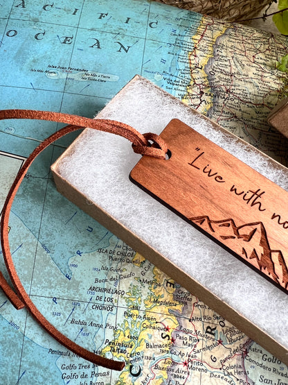 Personalised Mountain Bookmark