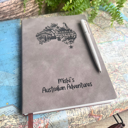 Personalised Australia Travel Journal